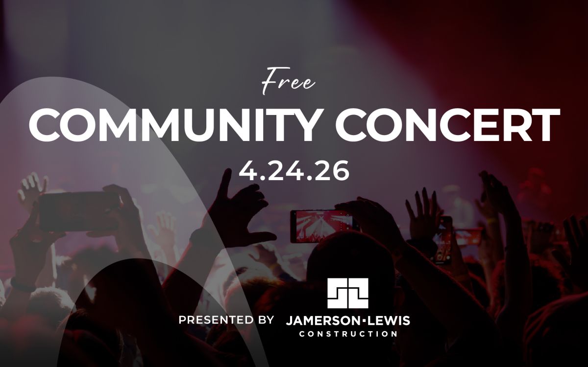 free opening concert on april 24, 2026 at lynchburg amphitheater at riverfront park presented by Jamerson Lewis